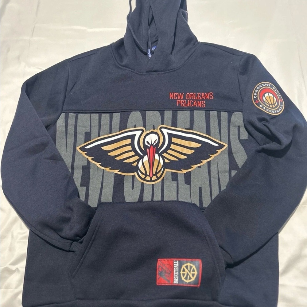 🔥Blue New Orleans Pelicans Game Day Hoodie Size Medium 🔥🏀